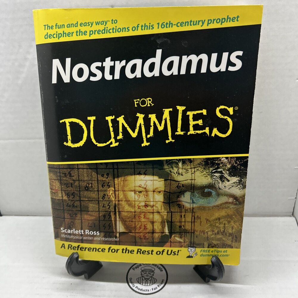 Nostradamus For Dummies - Paperback, by Ross Scarlett
